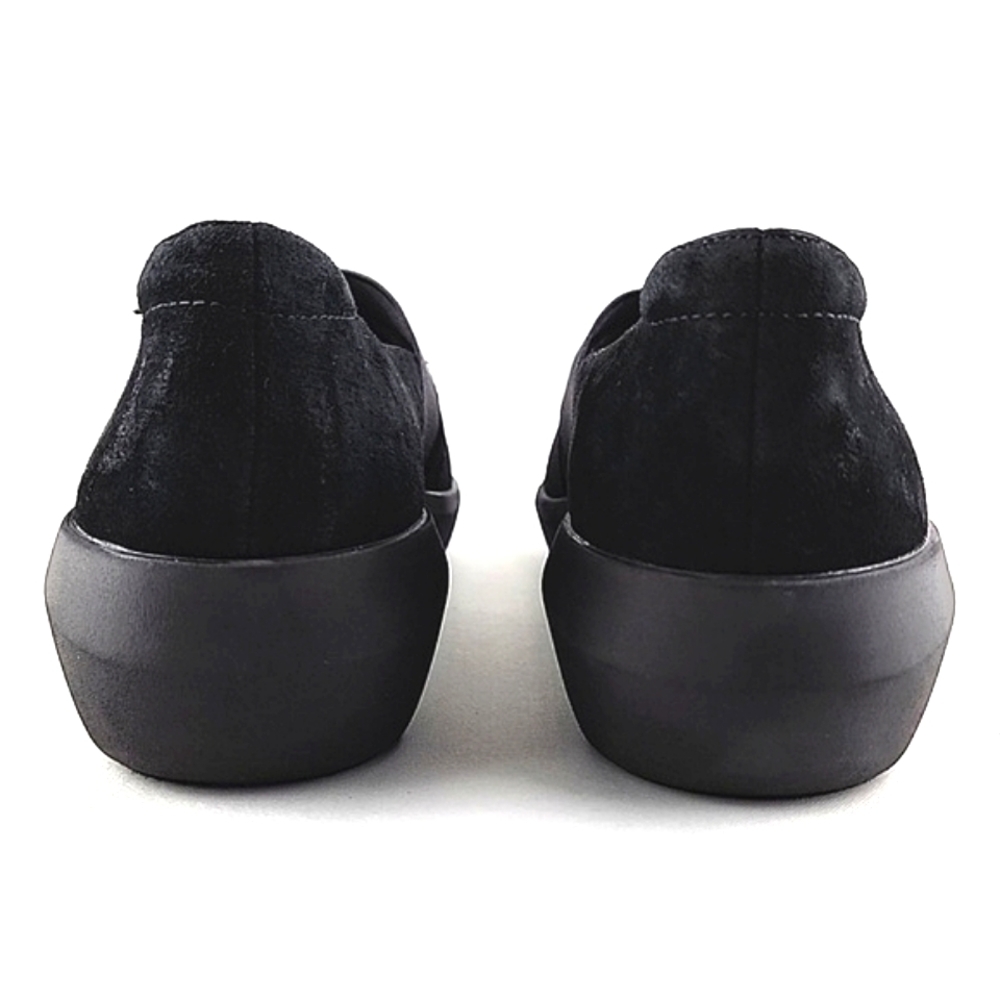 Clarks Women's Kayleigh Suede Cushion Feel Slip On Casual Flats Black 7.5M - Picture 7 of 15